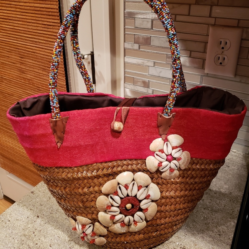 African handmade basket